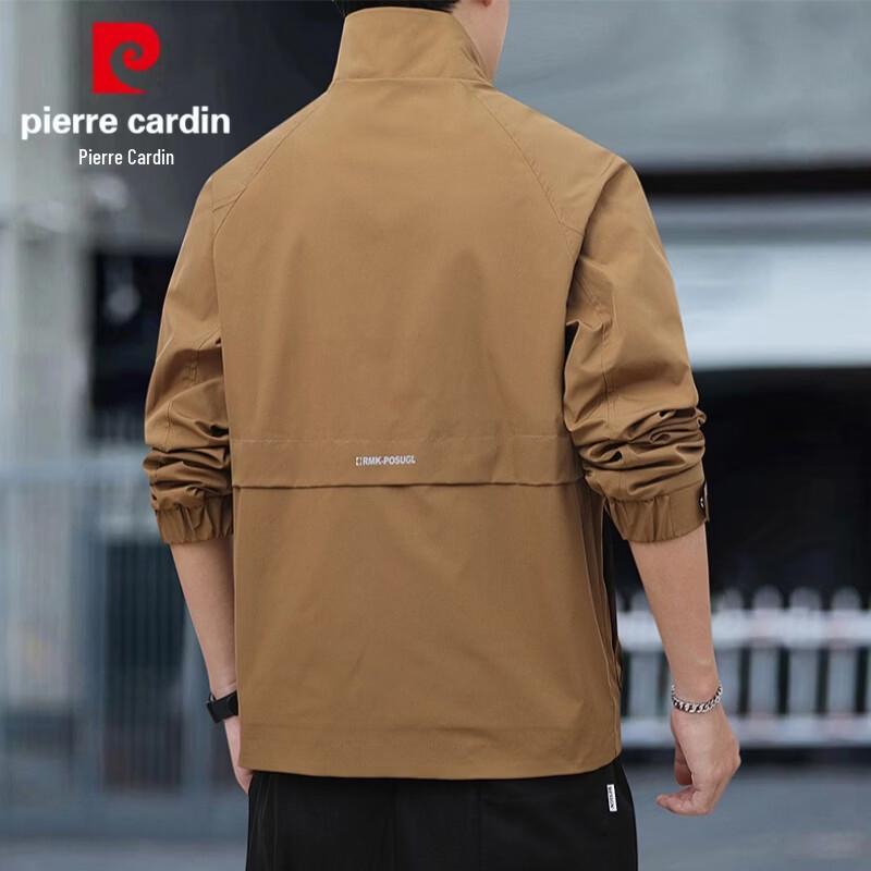 Pierre Cardin Men's Stand-Collar Waterproof Windproof Jacket
