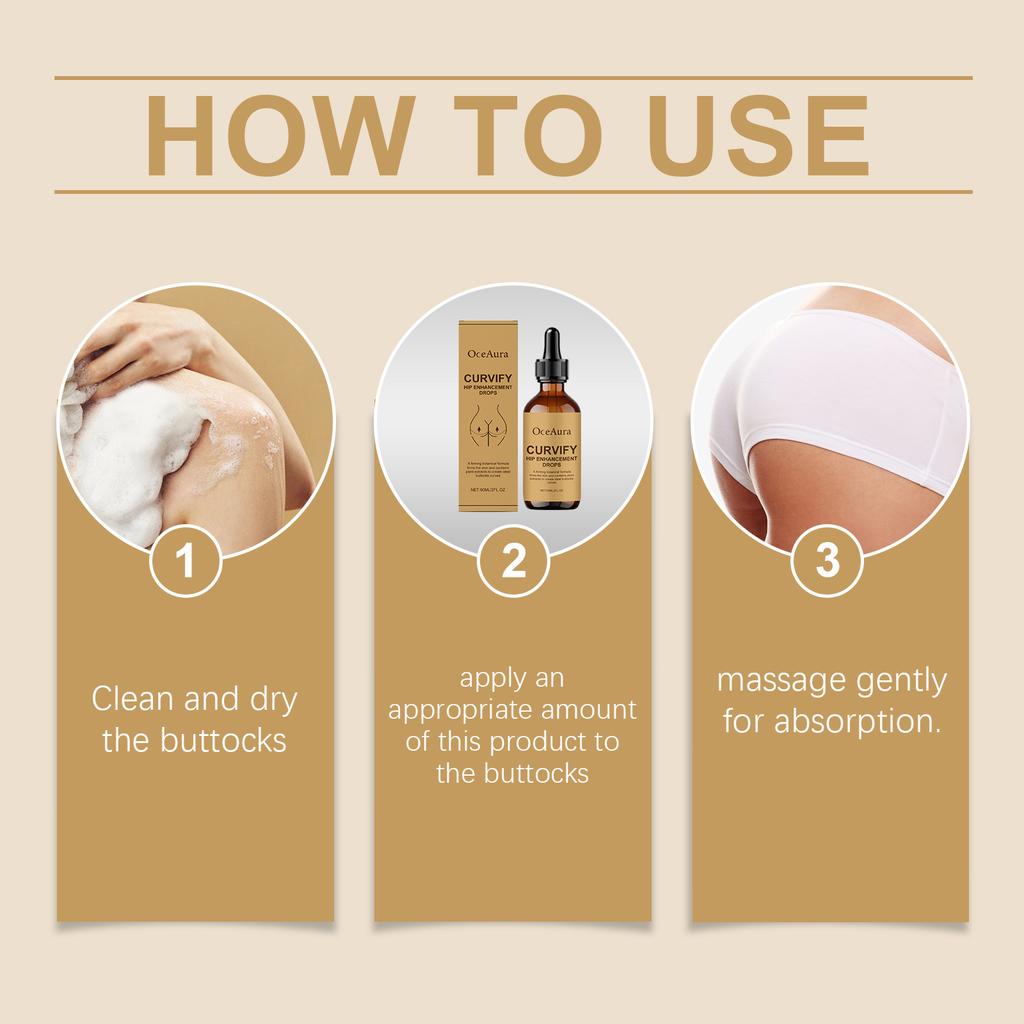 OCEAURA Butt Care Essence Nourish and plump butt skin lines Refreshing and moisturizing daily care