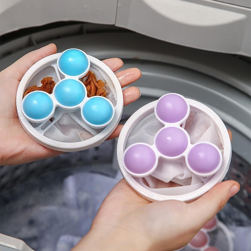 1PC Washing Machine Floating Object Filter Bag Wool Filter Wool Remover Cleaning Detergent Washing Ball
