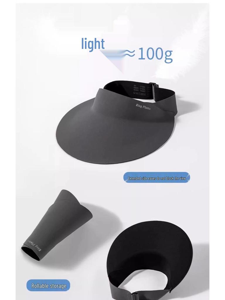 Women's UV Protection Visor Hat with Face Covering and Large Brim