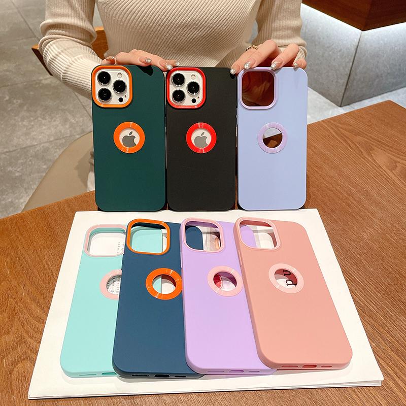 Candy Color Bumper Phone Case For Iphone 13 12 11pro Max Xr Xs Max X Xs 7 8 Plus 11pro 12 Silicone Shockproof Soft Back Cover