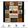 Decorate Your Bathroom With Cute Dachshund Shower Curtain Love My Dog Low Rider Design Set Includes Shower Curtain Rod Pocket +