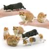 Kids Plastic Shorthair Cat Figurine Replica For Learning And Decoration