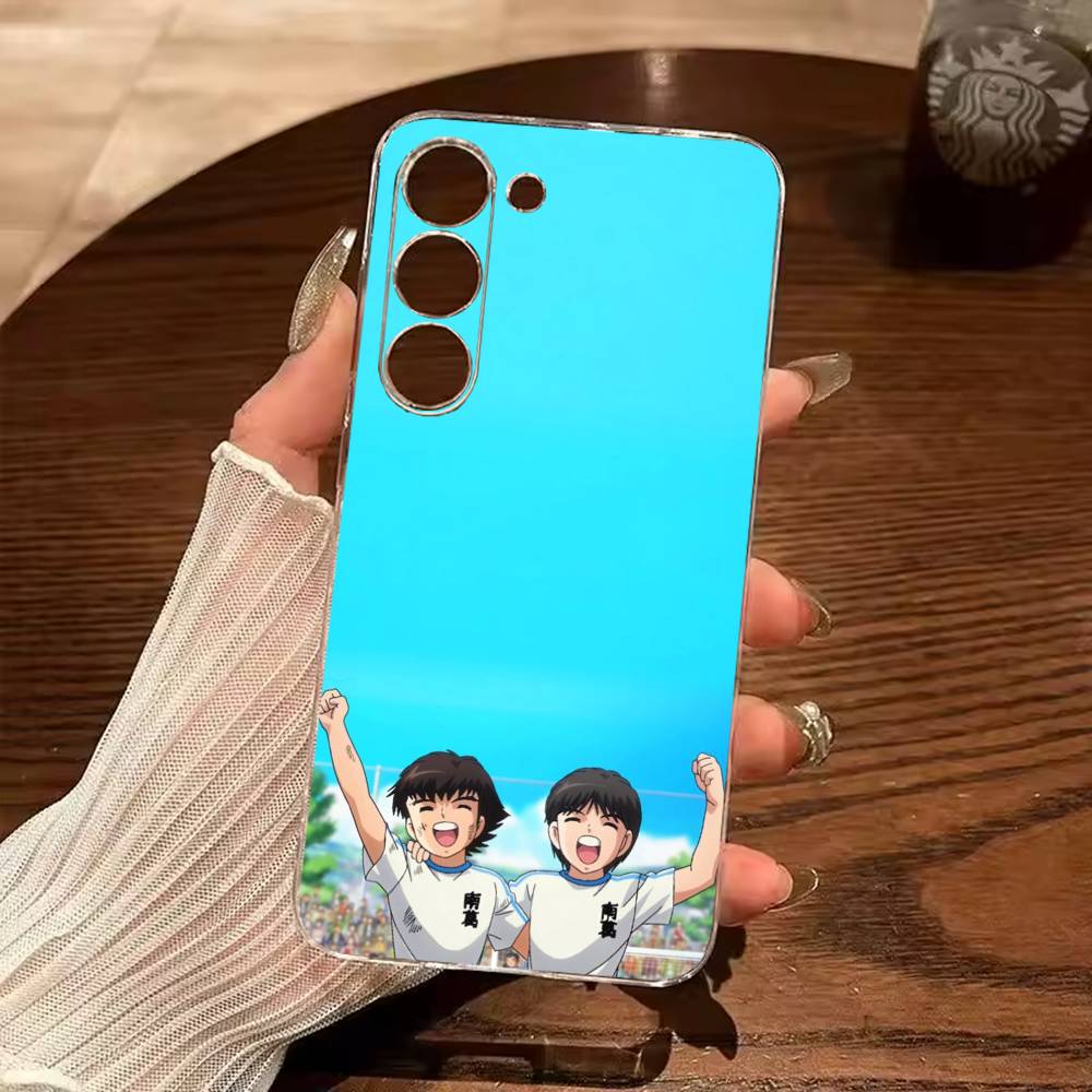 Cool Anime C-Captain T-Tsubasa Phone Case For Samsung GalaxyA13,21s,22,31,32,52,53,71,72,73 Transparent Cover