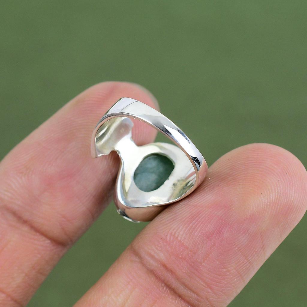 Amazonite Ring 925 Sterling Silver Ring Handmade Ring Unique Gemstone Ring Silver Jewelry Beautiful Ring Wedding Gift Available In Ring Size