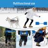 Outdoor Snow Mountain Crampons: Anti-Slip Stainless Steel, Wear-Resistant, 8/12/18/19-Tooth Options