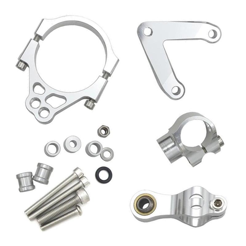 For Ducati 848 2008-2010 Steering Damper Applicable Motorcycle Steering Stabilize Damper Bracket Mount Modified Accessories