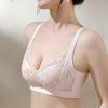 Breathable Lingerie Women's Collection Accessory Breasts Gathered Bra Anti Sagging No Steel Ring Summer Thin Bra