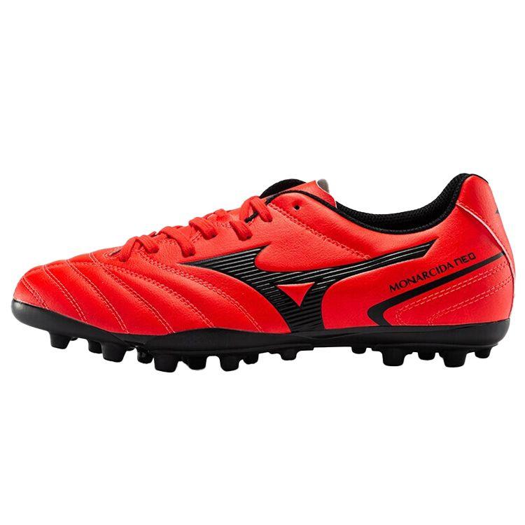 Mizuno Morelia Neo II Trendy Comfortable AG (Rubber Short Studs) Non-Slip Wear-Resistant Breathable Soccer Shoes Men Soccer Shoes Red P1GA210660