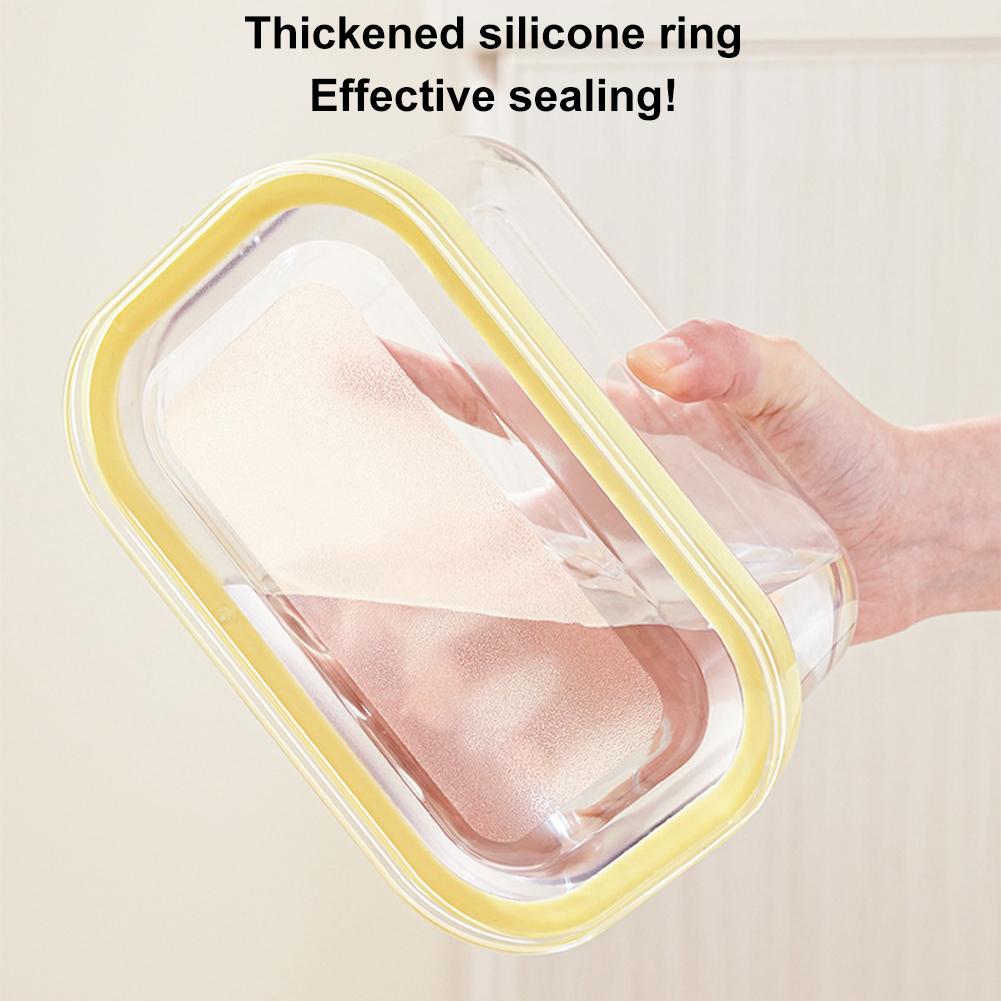 Butter Slicer Cutter with Sealing Lid Plastic Butter Keeper Anti-Scratch Butter Slice Container for Home Kitchen