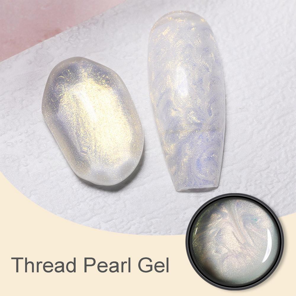 Shimmer Shell Gel Nail Polish Long Lasting UV Nail Gel DIY Nail Art Accessories