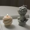 3D Spiral Spherical Silicone Candle Mold Hand Rotating Ball Crafts Gypsum Resin Casting Mold DIY Chocolate Ice Cake Baking Tools