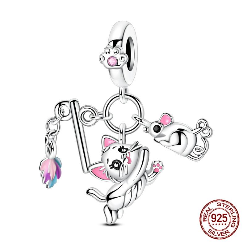 New In Charms Copper Firefly Luminous Oil Lamp Charms Beads Fit Women 3Mm Original Bracelet Necklace Diy Fine Jewelry Gifts