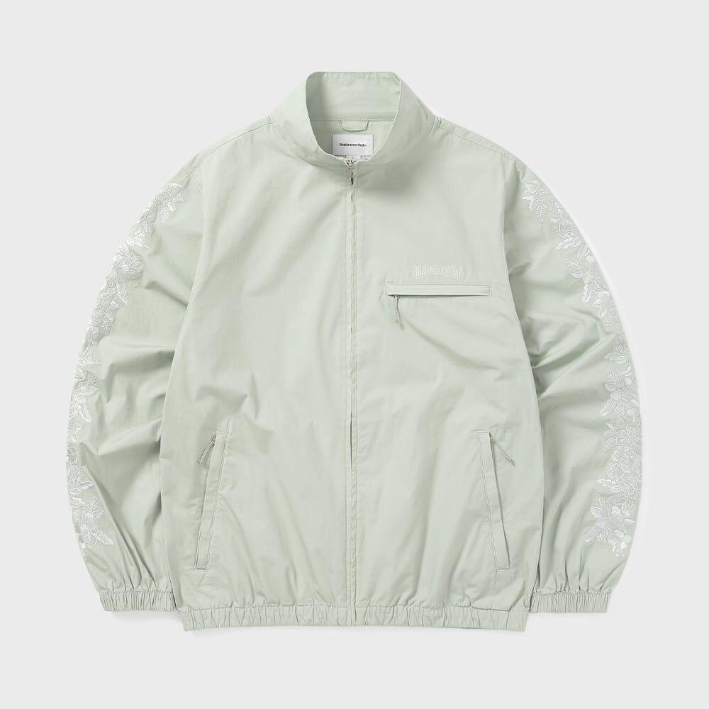 Thisisneverthat Мятная куртка с цветочной вышивкой S