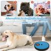 Rotating Round Dog Nail Scratch Board Removable Non-Slip Dog Scratch Board with 6 Snack Compartments Nails Scratchpad Sandpaper