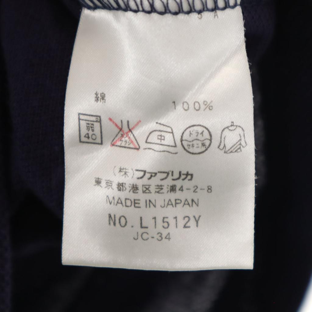 Lacoste Made In Japan Short Sleeve Polo Shirt 38 Navy Fawn Women Used