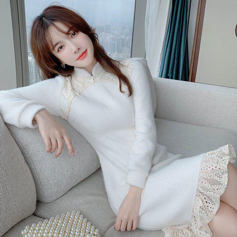 Winter 2025 Chinese-Style Petite Cheongsam: Elegant, Slimming Inner Layer Skirt