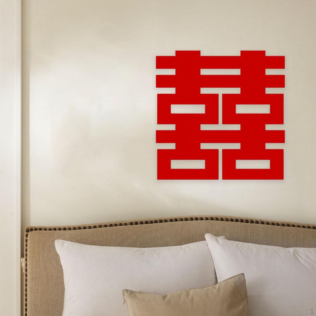 Stickers for Doors Chinese Wedding Decoration Paper Ornament Photo Requisite