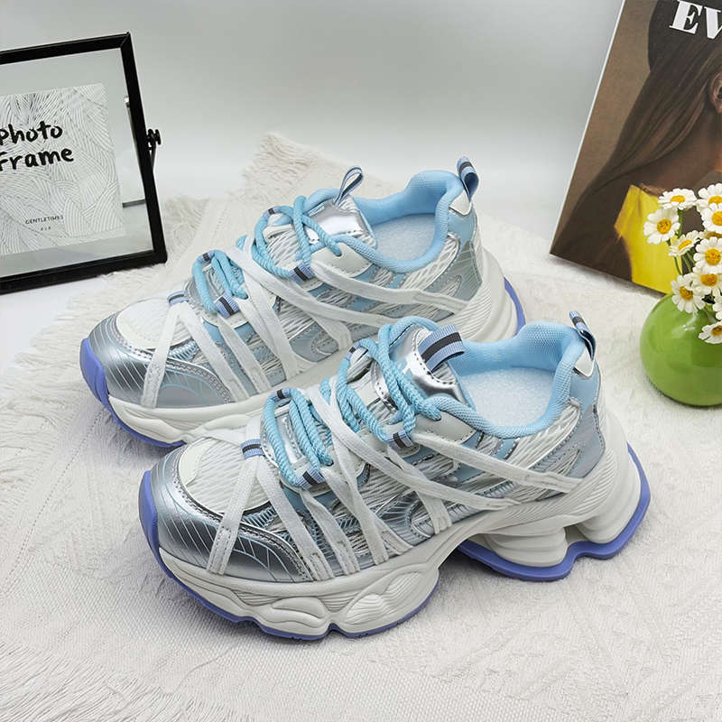 Paris dad shoes women's platform old retro 2025 spring and autumn new casual mesh breathable fashion sports shoes tide
