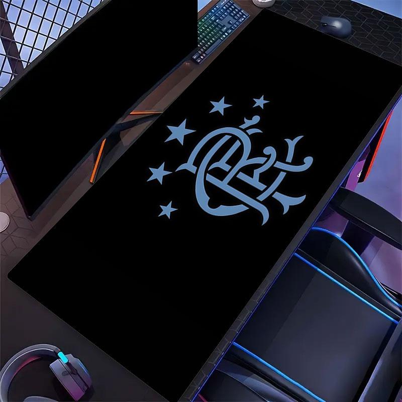 Tapis de Souris Rangers, Grand Tapis de Bureau pour Gaming, Tapis de Souris XXL Antidérapant pour Ordinateur Portable & Tablette, Tapis de Jeu Mini PC avec Bords Cousus