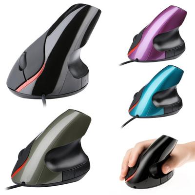 Mouse verticale ergonomico da ufficio 5 pulsanti 1200 DPI Mouse ottico per PC Laptop
