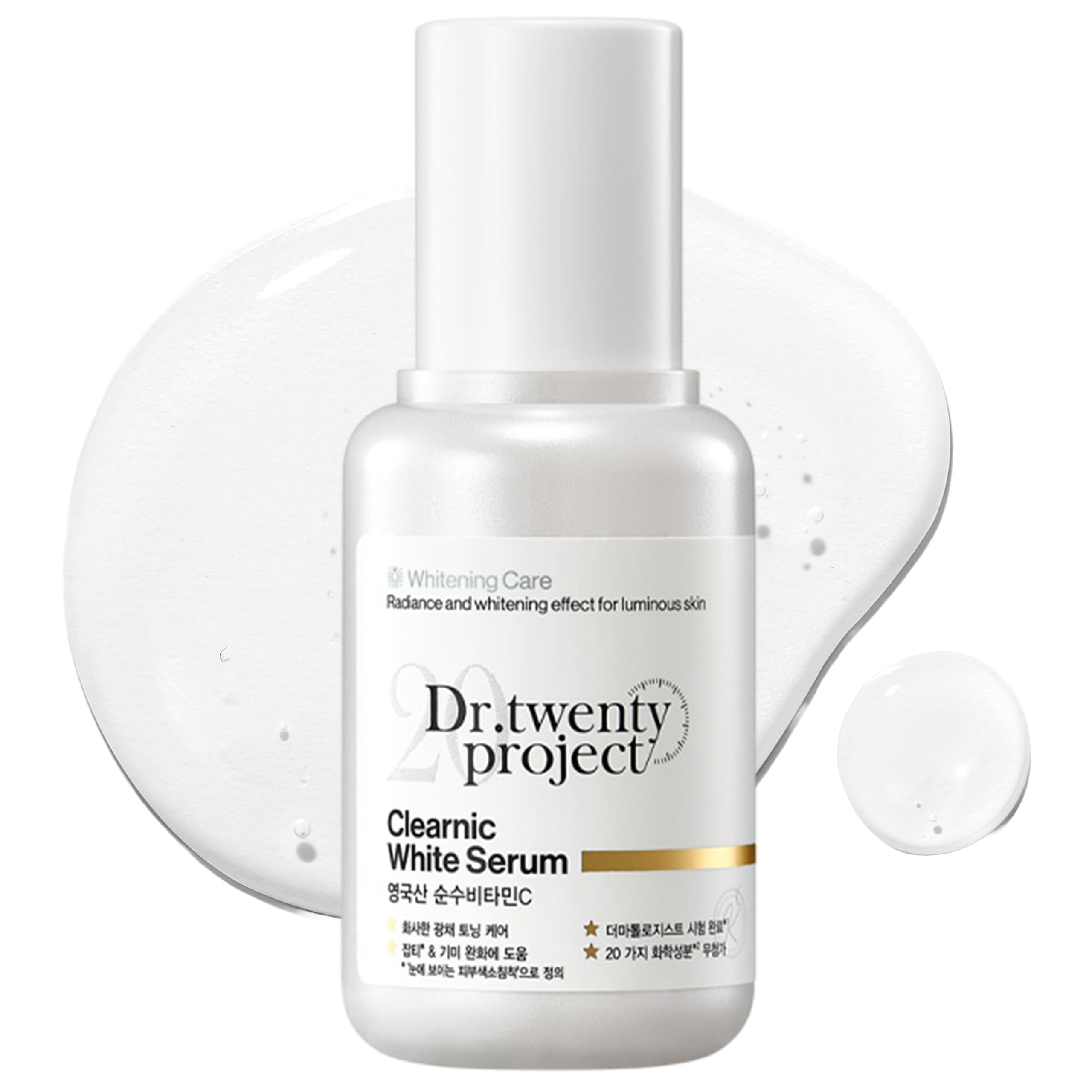 

[Dr.twentyproject] Clearnic White Serum 35ml - For dullness, dark spots, pure vitamins, niacinamide, beauty serum. (Dr.twentyproject)