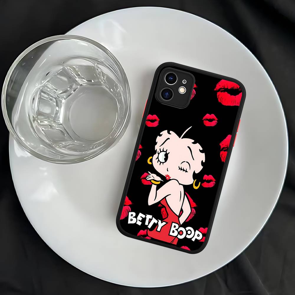 Sexy B-BettyeS-S For iPhone 11 12 13 14 15 16 Pro Max Plus Matte Translucent Phone Cover