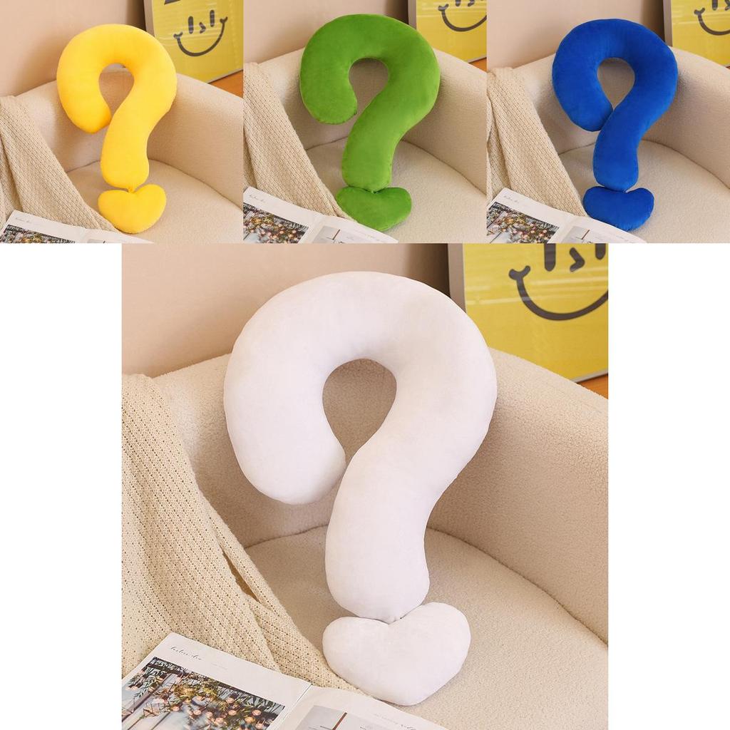 Adorable U-shaped Question Mark Neck Pillow Plush Cushion Soft Toy For All Ages