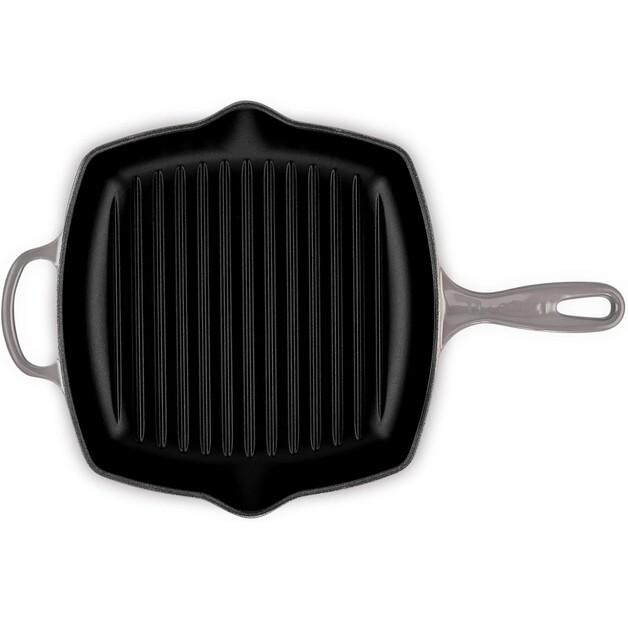 Квадратная сковорода-гриль Le Creuset цвет флинт 26x26 см (20183264440422)