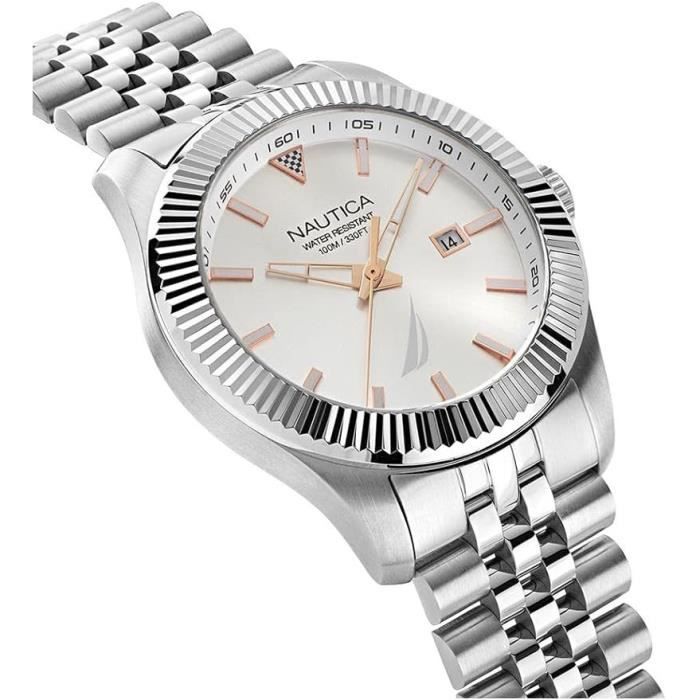 Montre - NAUTICA - Pacific Beach NAPPBS250 - Quartz - Acier inoxydable - 43 mm