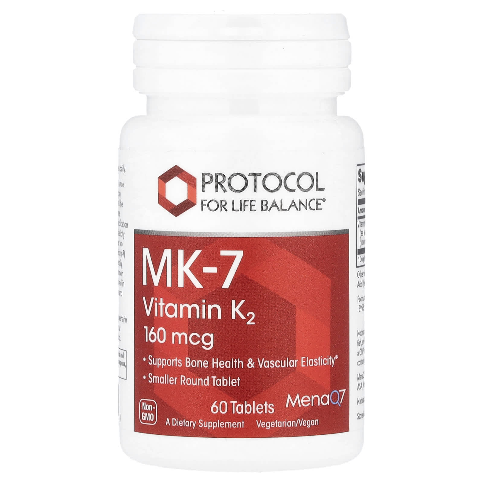 

Mk-7 Vitamin K2, 160Mcg, 60 Tablets