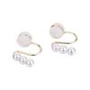 Earrings for Women, Non-pierced Earrings, Pearl, Fake Earrings, Painless, Cute, Stylish, Wedding, Birthday, White, No Piercing Required, Gift for