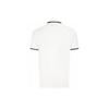 Calvin Klein Solid Logo Print Short Sleeve Polo Shirt Men tops White J323200-YAF