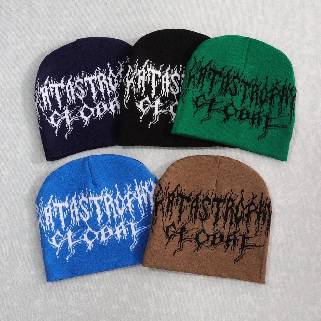 Heart Shape Spider Web Pattern Knitted Cap Winter Warm Fashionable Gift Casual