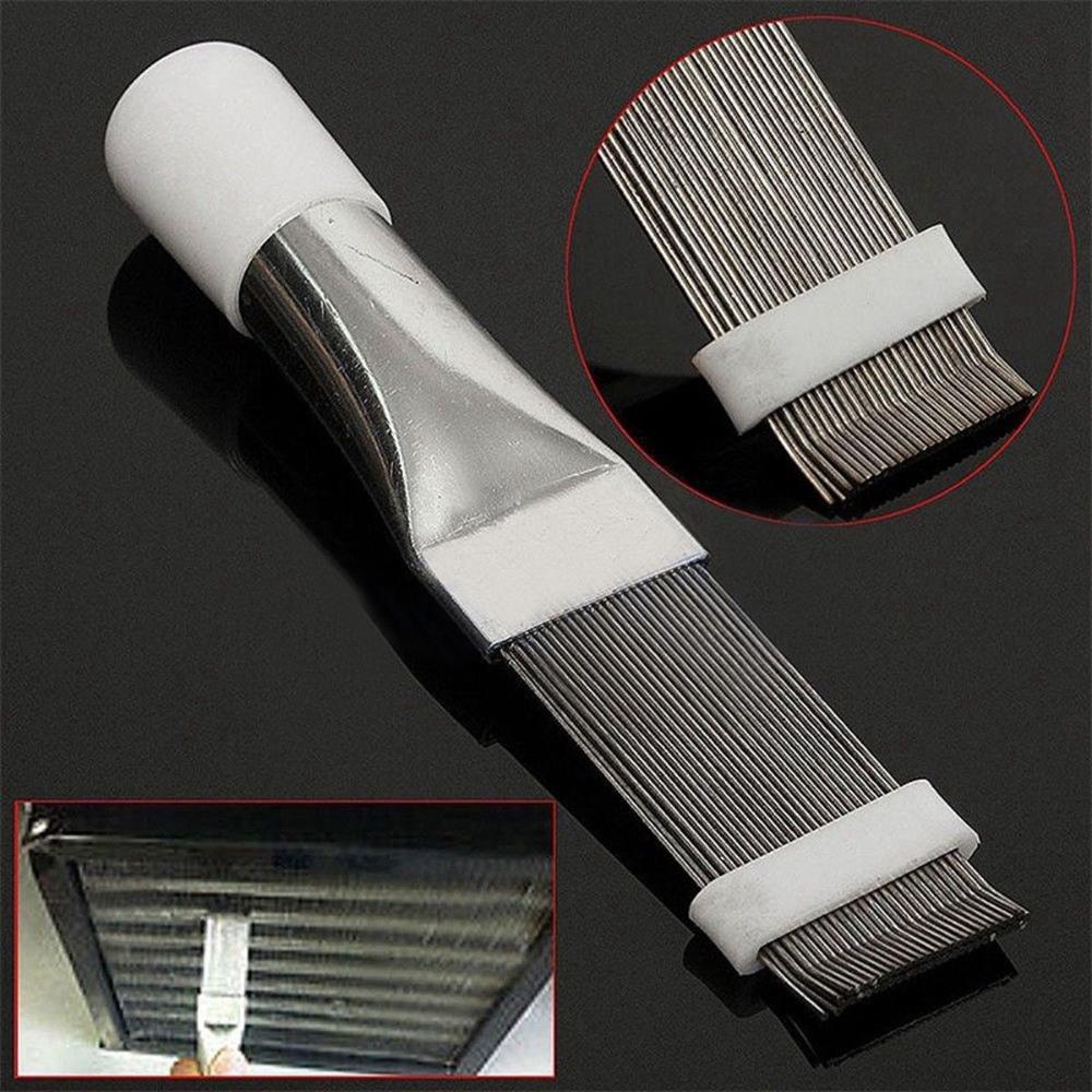 

Universal Radiator Air Conditioner Fin Cleaning Tool Repair Tool Brush Coil Comb срібний