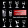 High-End Qingguang Bullet Glass Baijiu Set with Custom Logo
