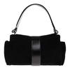 Vivienne Westwood Hazel Logo Leather And Cotton Tote Shoulder Bag Extra Large Women bags Black 4601000GWL007EN401