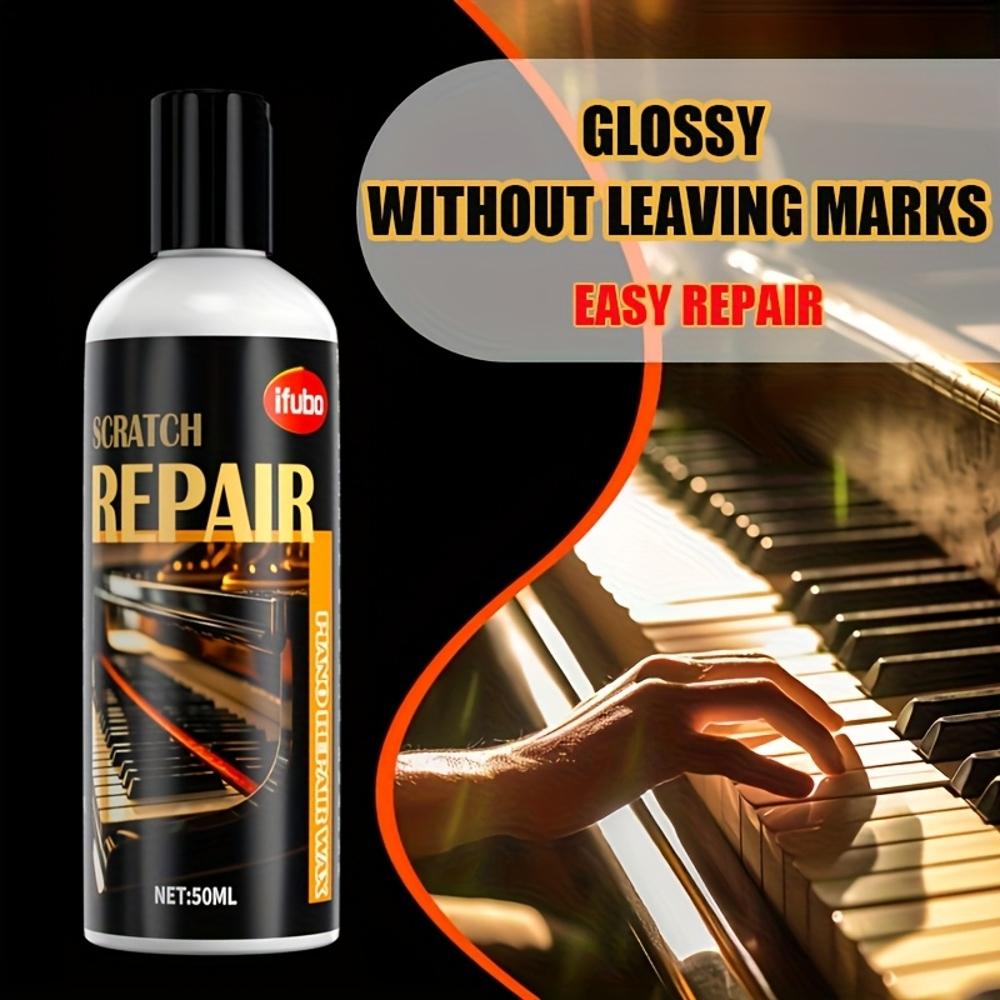 Grand Piano Scratch Repair Cream - Smooth Finish Restoration Paste for Musical Instruments and Car Paint, Effectively Removes Sc
