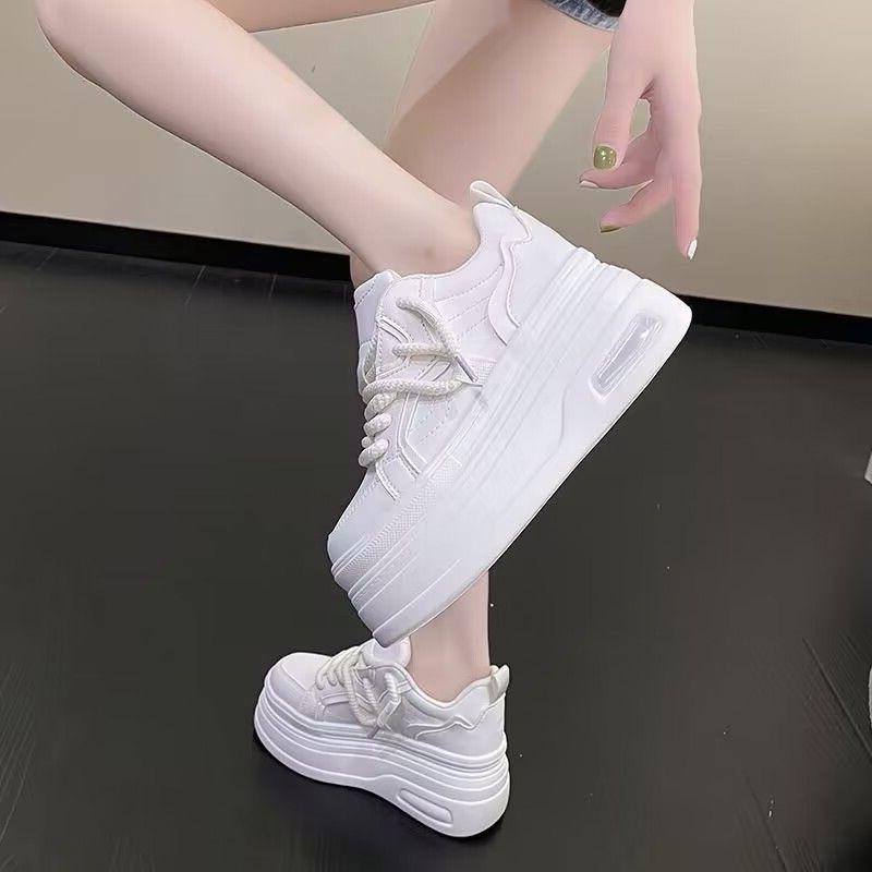 Thick-soled 22 spring new models new leisure sports heightening board shoes students hongjie 35