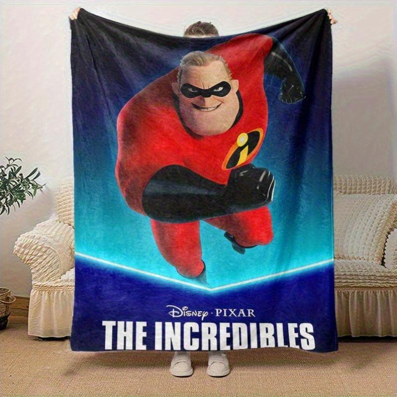 1pc, "The Incredibles Mr. Incredible Superhero Blanket Soft Throw for Home Decor, Couch Cover, Outdoor Use, Travel, Camping