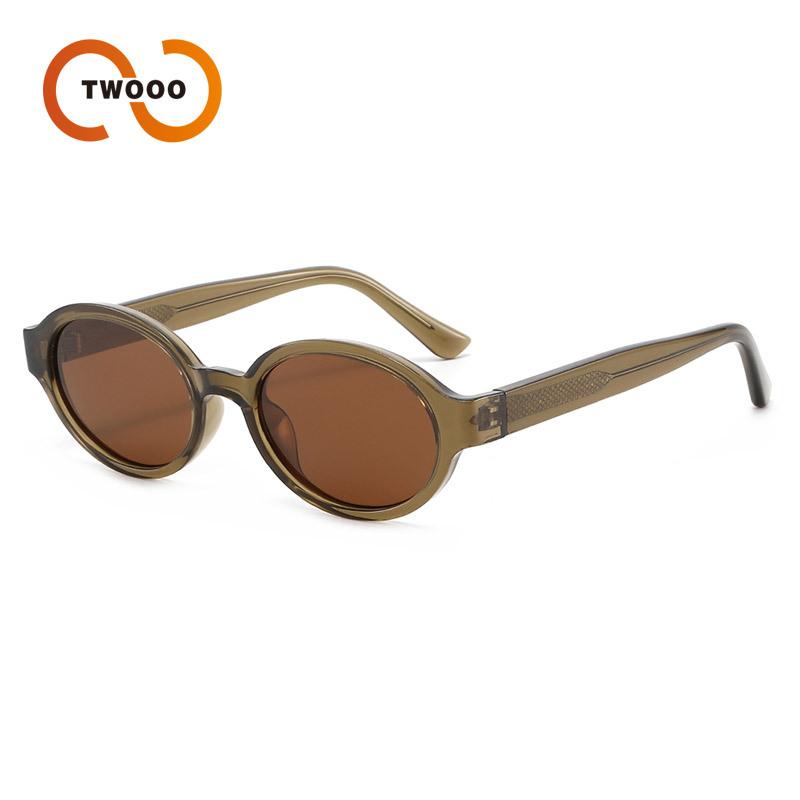 Two circles, premium sense insert American sunglasses high definition polarized driving UV protection sunglasses T