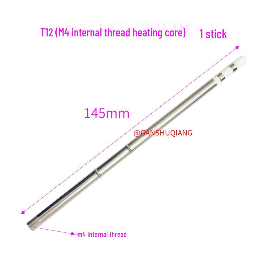 T12 Brass Soldering Iron Head for Hot Melt and Nut Embedding C210 C245