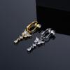Zircon Copper Fake Belly Piercing Clip Belly Button Cartilage Clip Women Belly Ring Body Jewelry