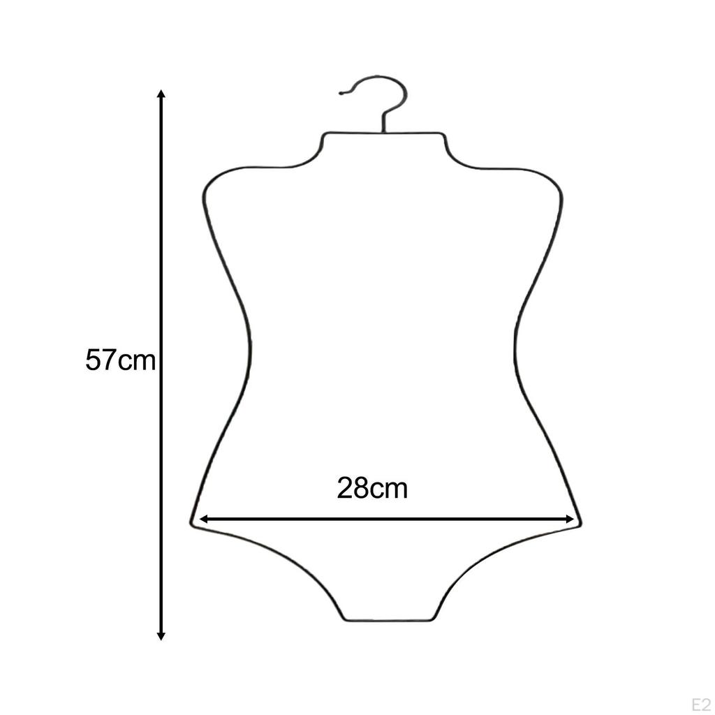 Bathing Suit Hanger Swimsuit for Kids Body Shape Storage and Display Bikini Coat