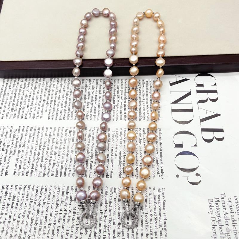 Meier Seedless Freshwater Pearl Necklace - Elegant, Stylish, Colorful, Minimalist, and Unique