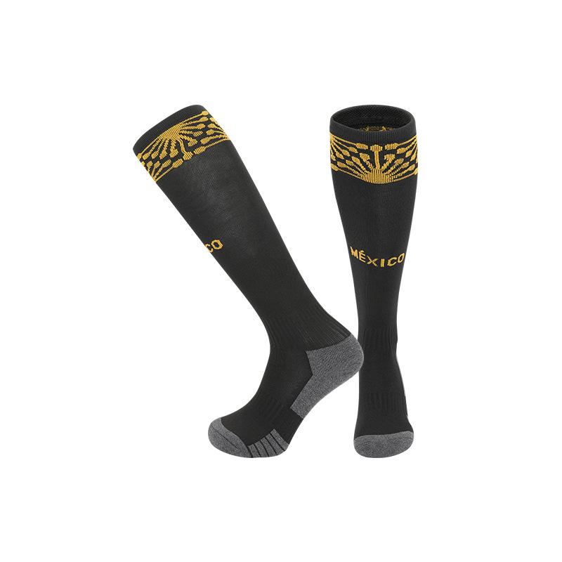 Fußballsocken für Erwachsene & Kinder - Nationalmannschafts-Stil, WM-Edition, Schweißableitend, Strapazierfähig, Frotteesohle