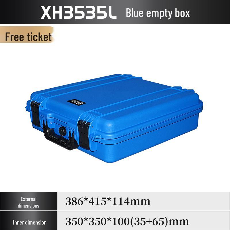 Xihua IP67 Waterproof ROHS Certified Thickened Plastic Toolbox - 35x35 Square Moisture-Proof Instrument Case
