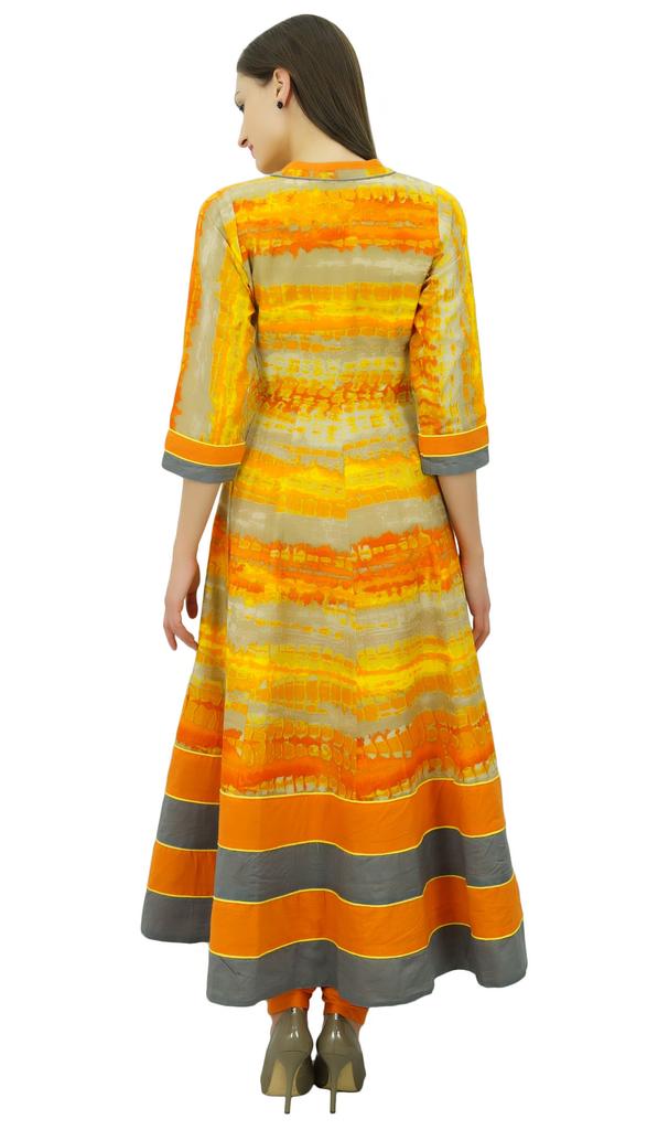 Atasi Women'S Designer Cotton Anarkali Salwar Kameez Indian Suit With