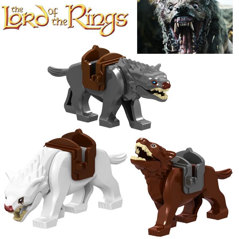 Small Particle Animal Series Building Blocks For Kids Tiger Polar Bear Dog Bear Elephant Deer Wolf Abs Plastic Material