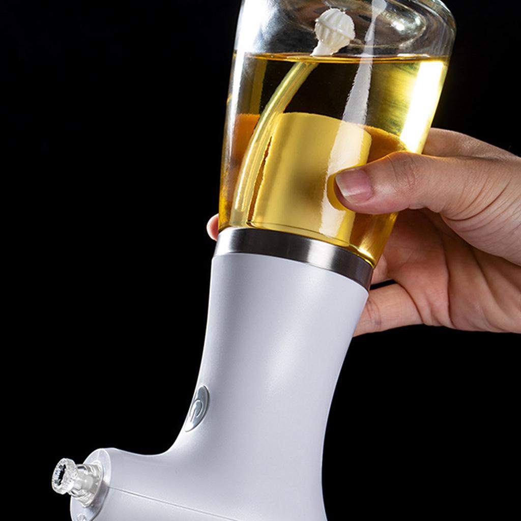 Electric Oil Sprayer Household Oil Vinegar Bottle Kitchen Electric Booster Atomizing Oil Spray Bottle Barbecue Cooking Oil Spray Bottle